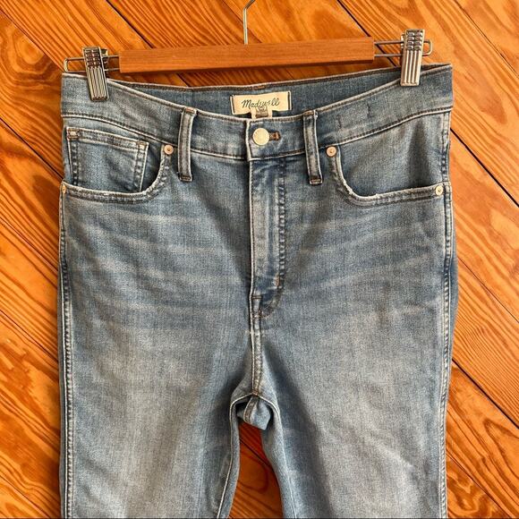 MADEWELL 10" High-Rise Skinny Jeans Highview Raw-Hem - Picture 6 of 10